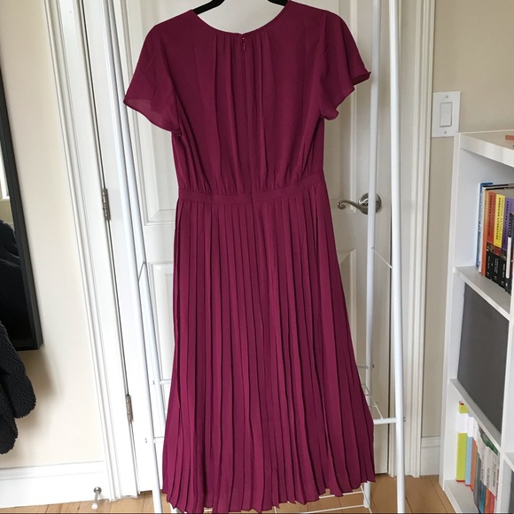J Crew Factory Raspberry Midi Dress - Picture 4 of 4